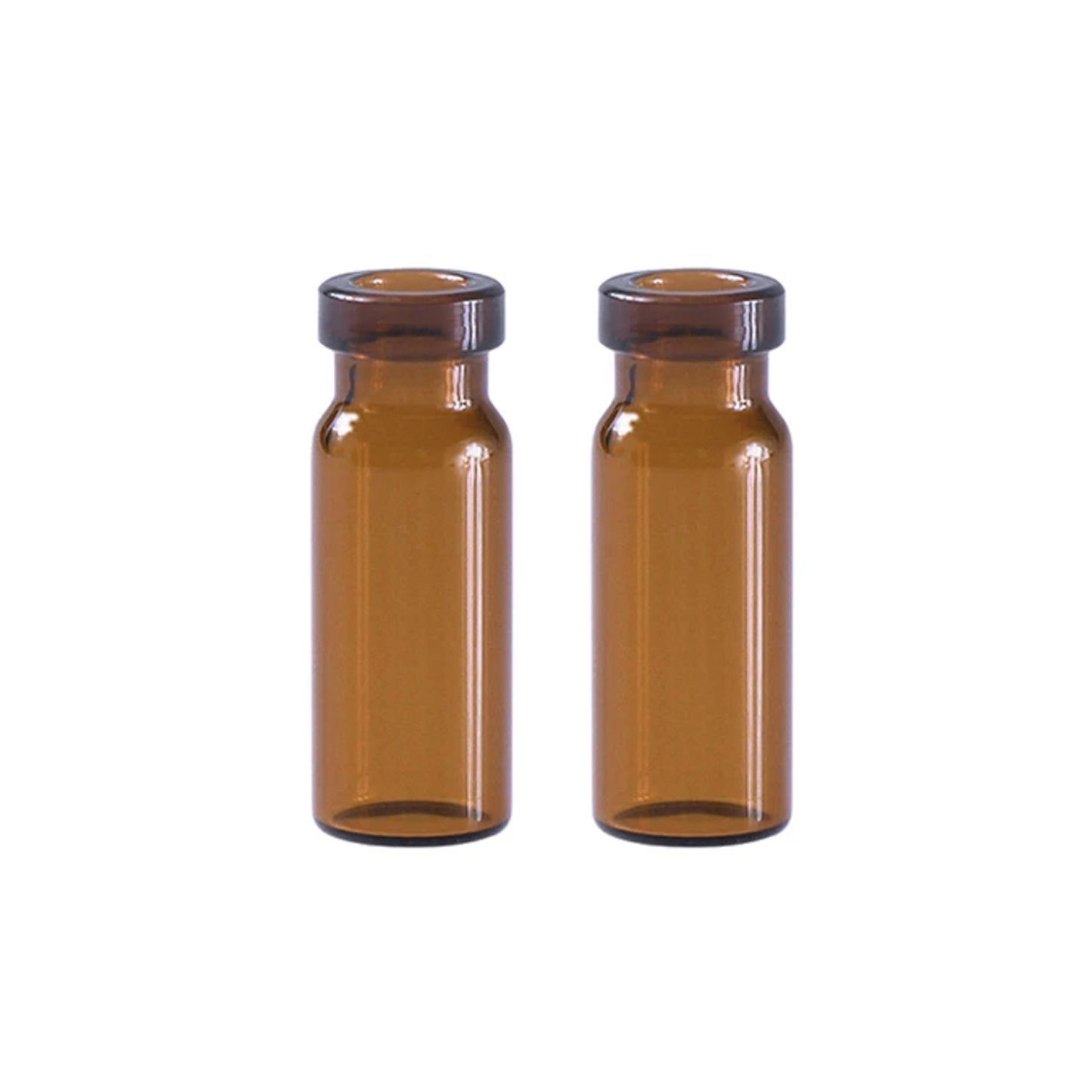 2mL clear/amber glass crimp autosampler vial