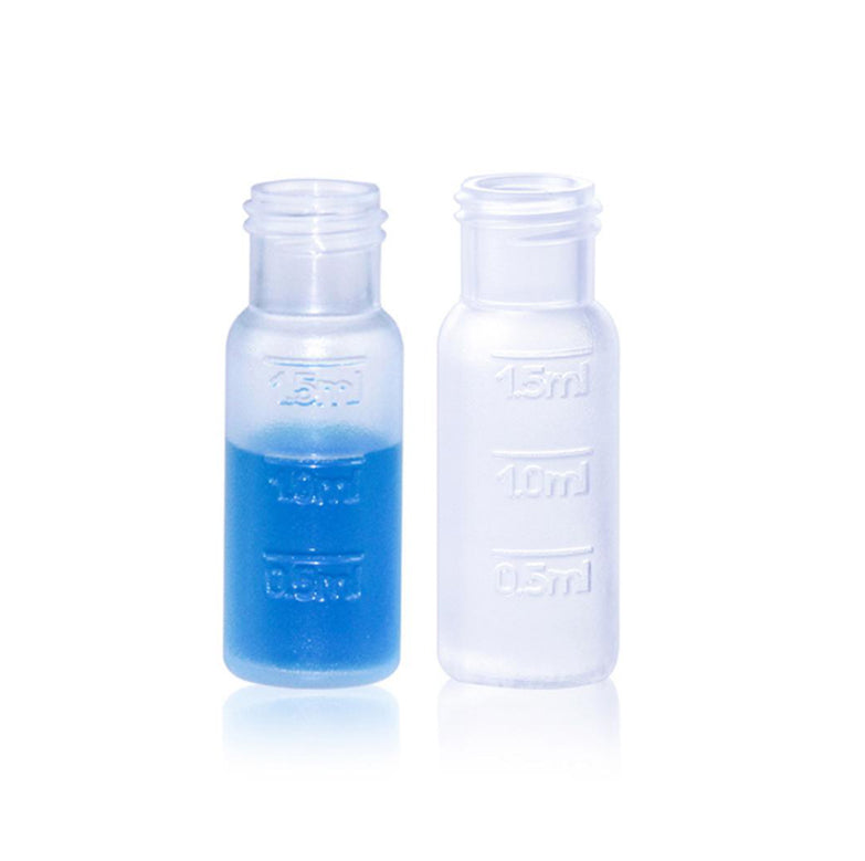Membrane Solutions 100-Pack 2mL Amber HPLC Vials With Pre-Slit Caps – 9-425 Screw Top