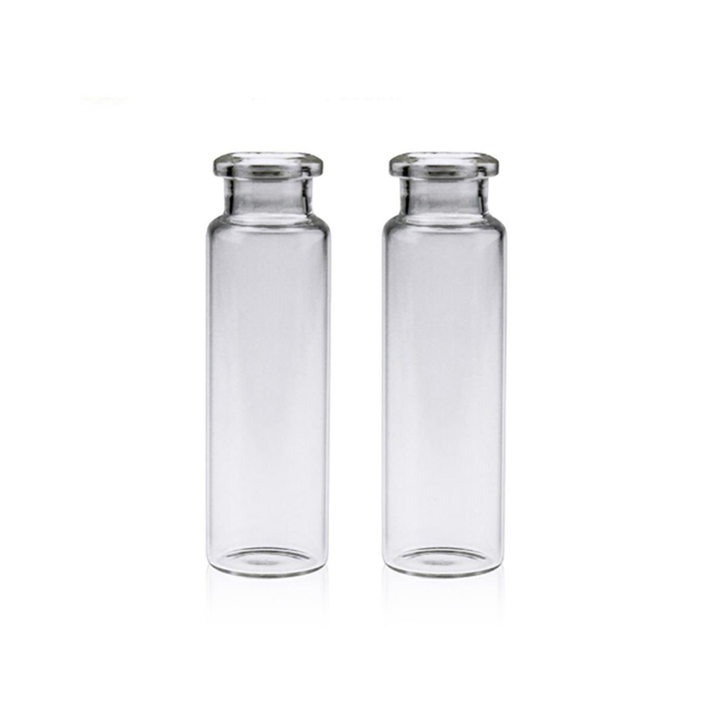 Clear/amber glass crimp headspace vial