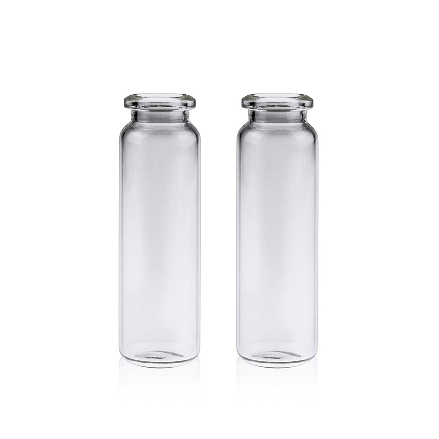 Clear/amber glass crimp headspace vial