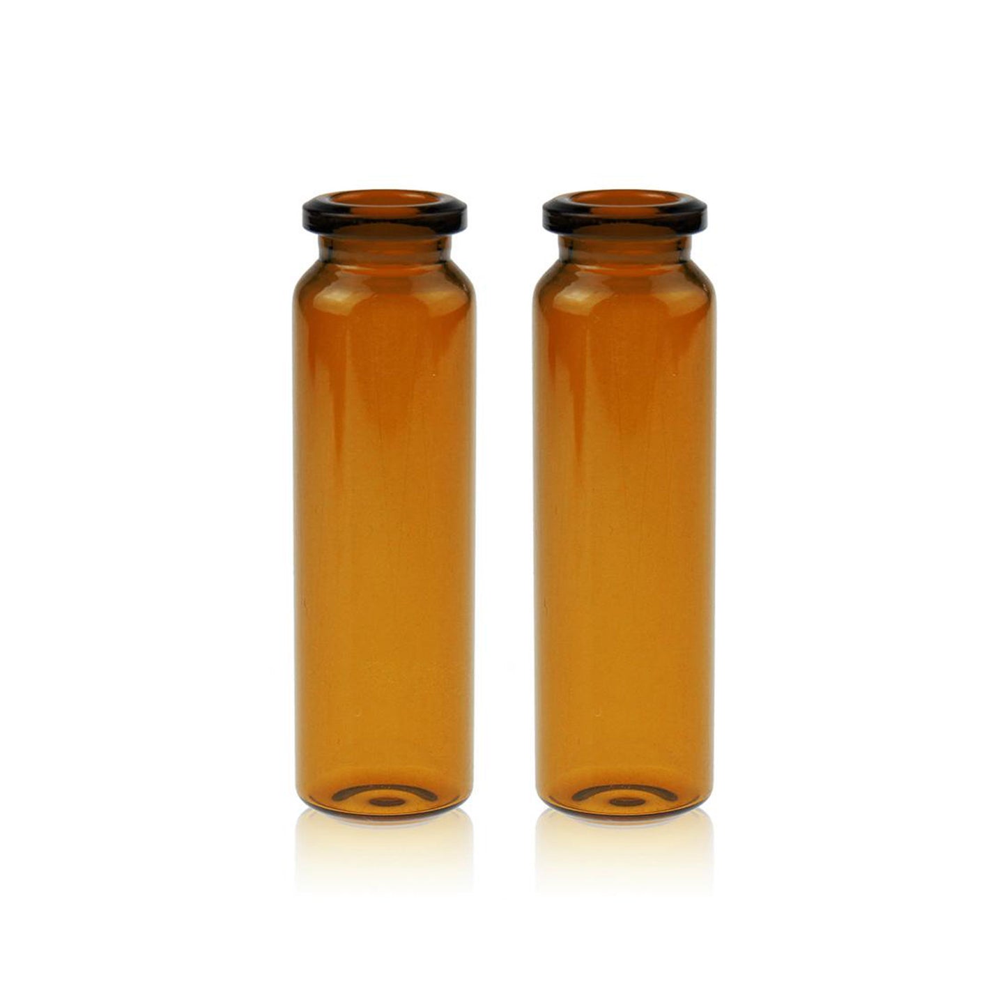 Clear/amber glass crimp headspace vial