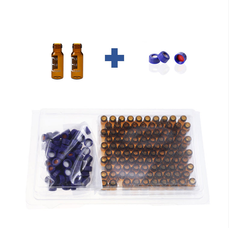2mL 9-425 clear/amber glass vial kit