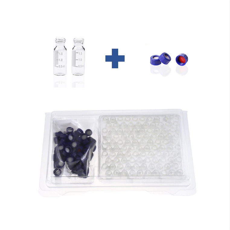 2mL 9-425 clear/amber glass vial kit
