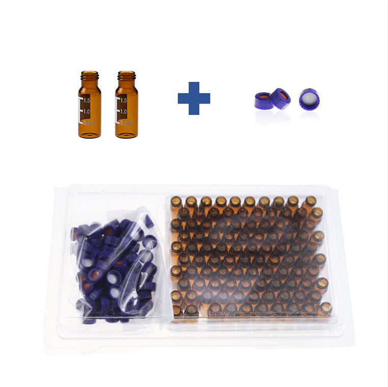 2mL 9-425 clear/amber glass vial kit