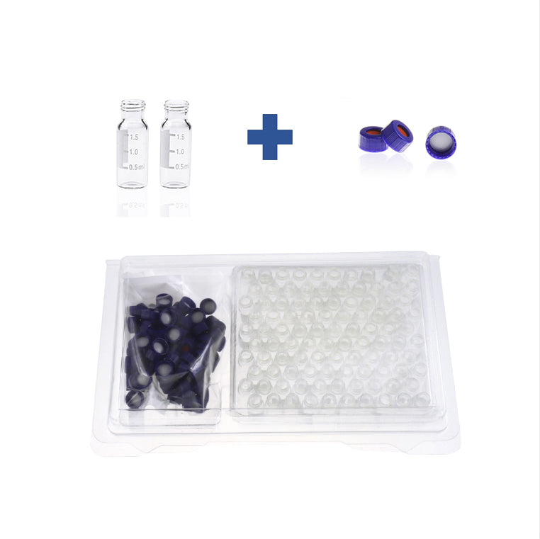 2mL 9-425 clear/amber glass vial kit