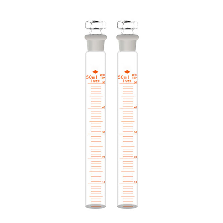 Glass colorimetric tube