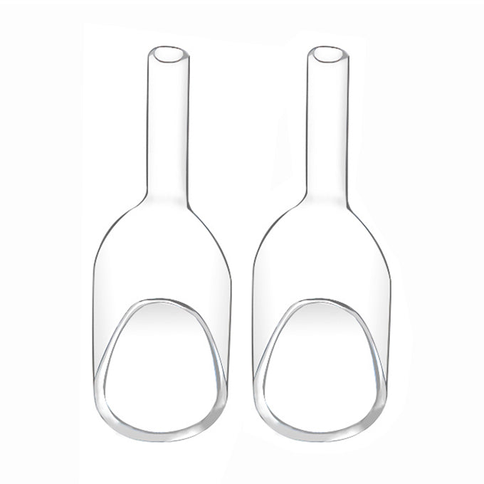 Glass weighing spoon