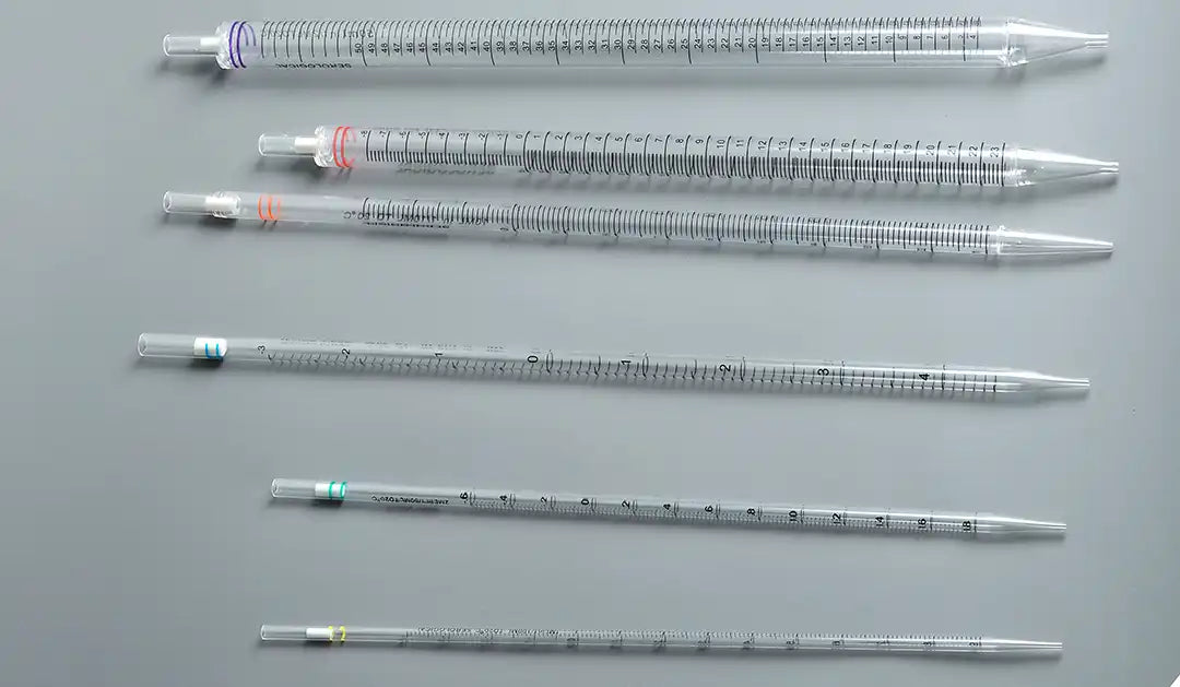 Volume of a pipette is determined by the color code