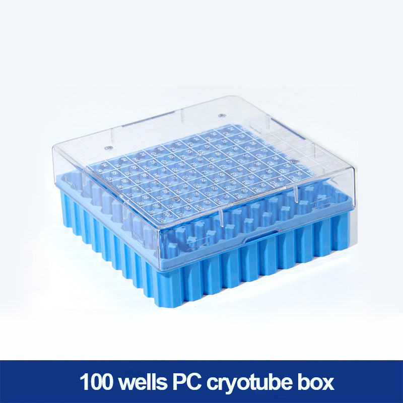 PC cryovial tube box