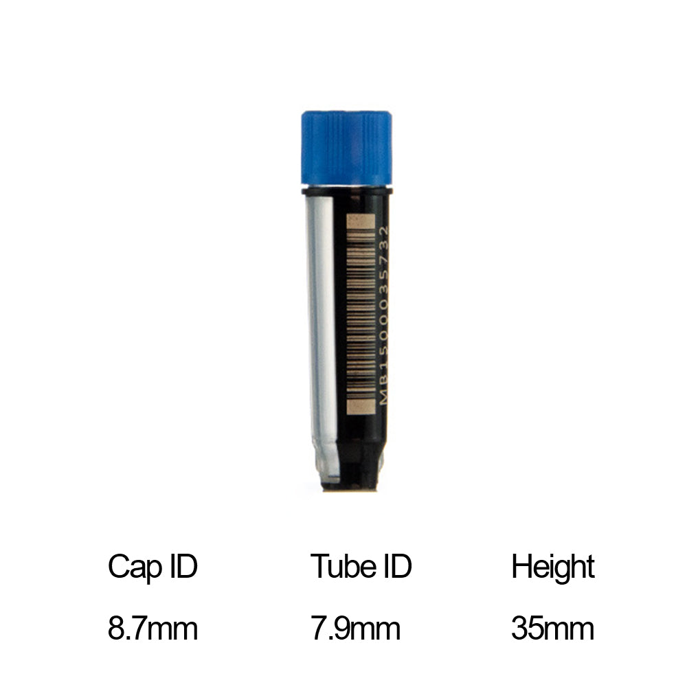 SBS QR code external thread cryovial tube