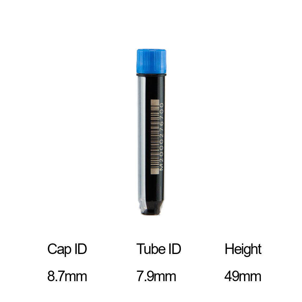 SBS QR code external thread cryovial tube