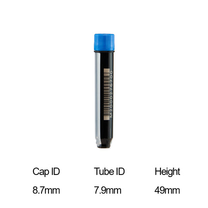 SBS QR code external thread cryovial tube