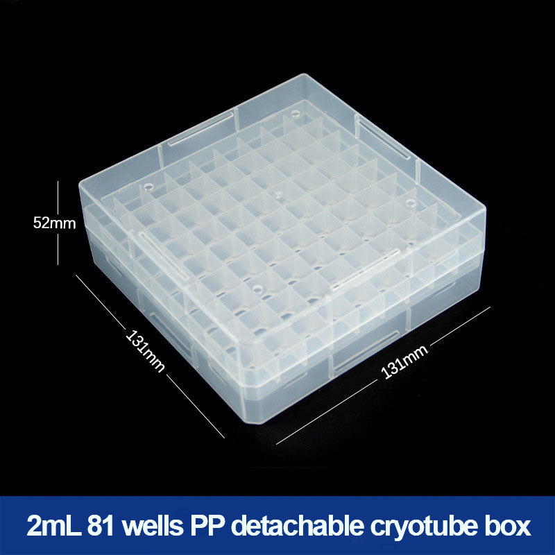 PP cryovial tube box