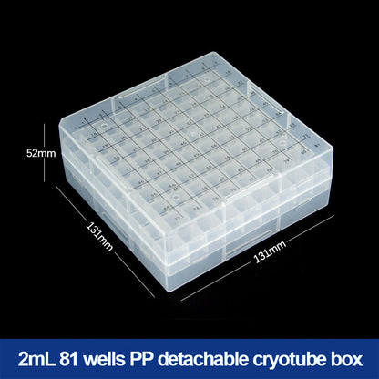 PP cryovial tube box