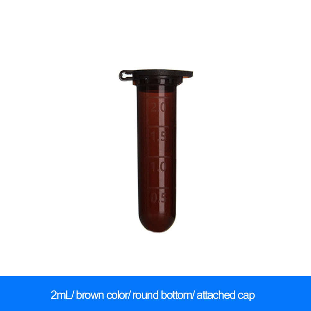 2mL snap lid round bottom centrifuge tube