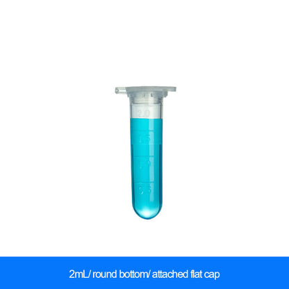 2mL snap lid round bottom centrifuge tube