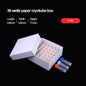 Paper cryovial tube box