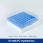 PC cryovial tube box