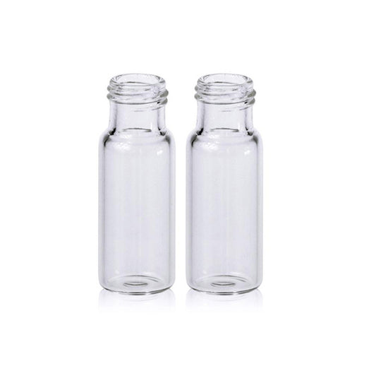 Clear/amber glass screw storage vial