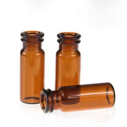 2mL clear/amber glass snap autosampler vial