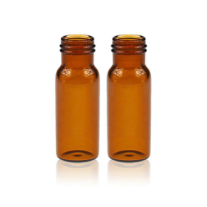 Clear/amber glass screw storage vial