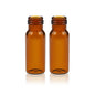 Clear/amber glass screw storage vial