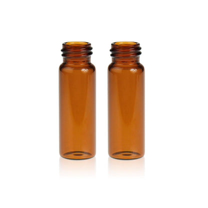 Clear/amber glass screw storage vial