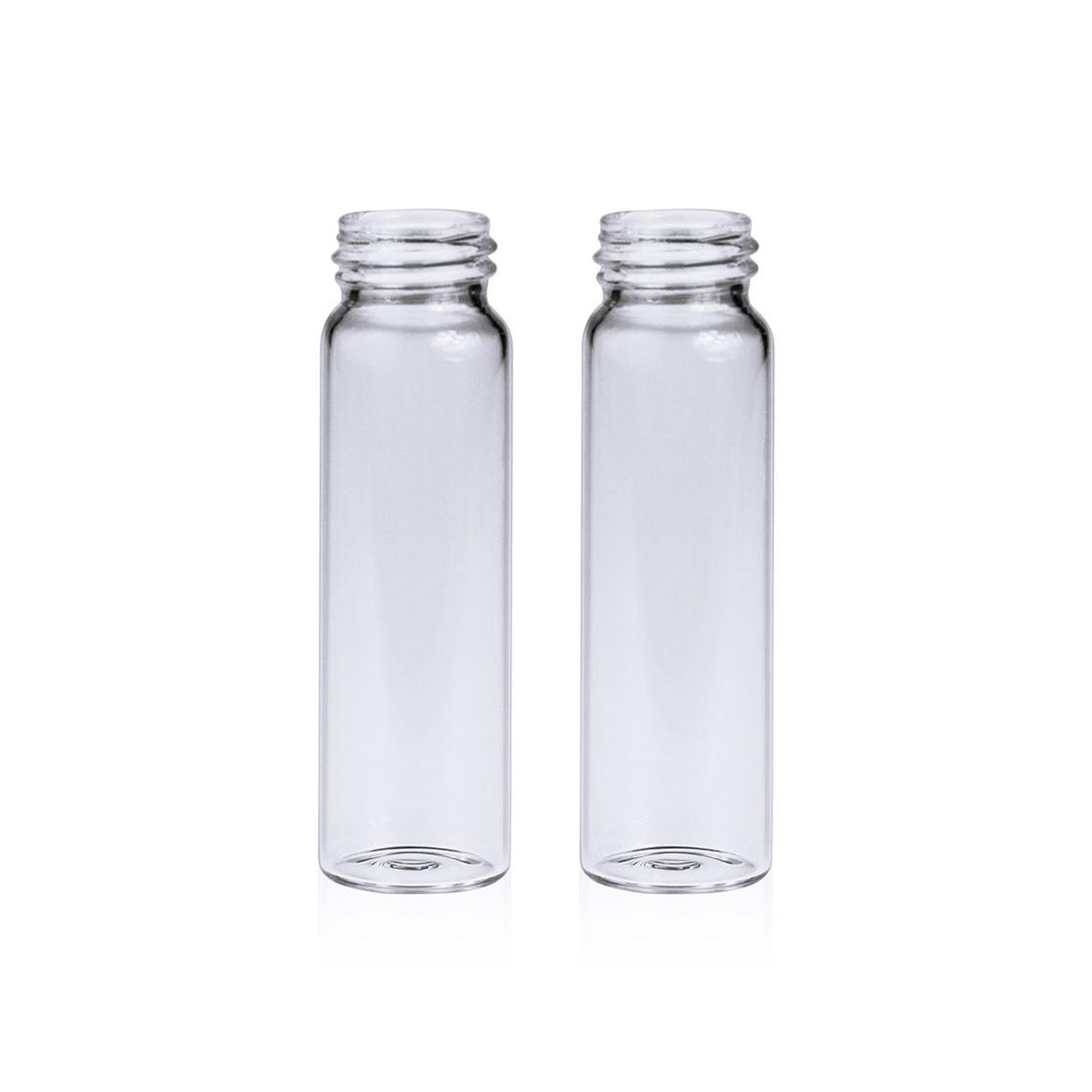 Clear/amber glass screw storage vial