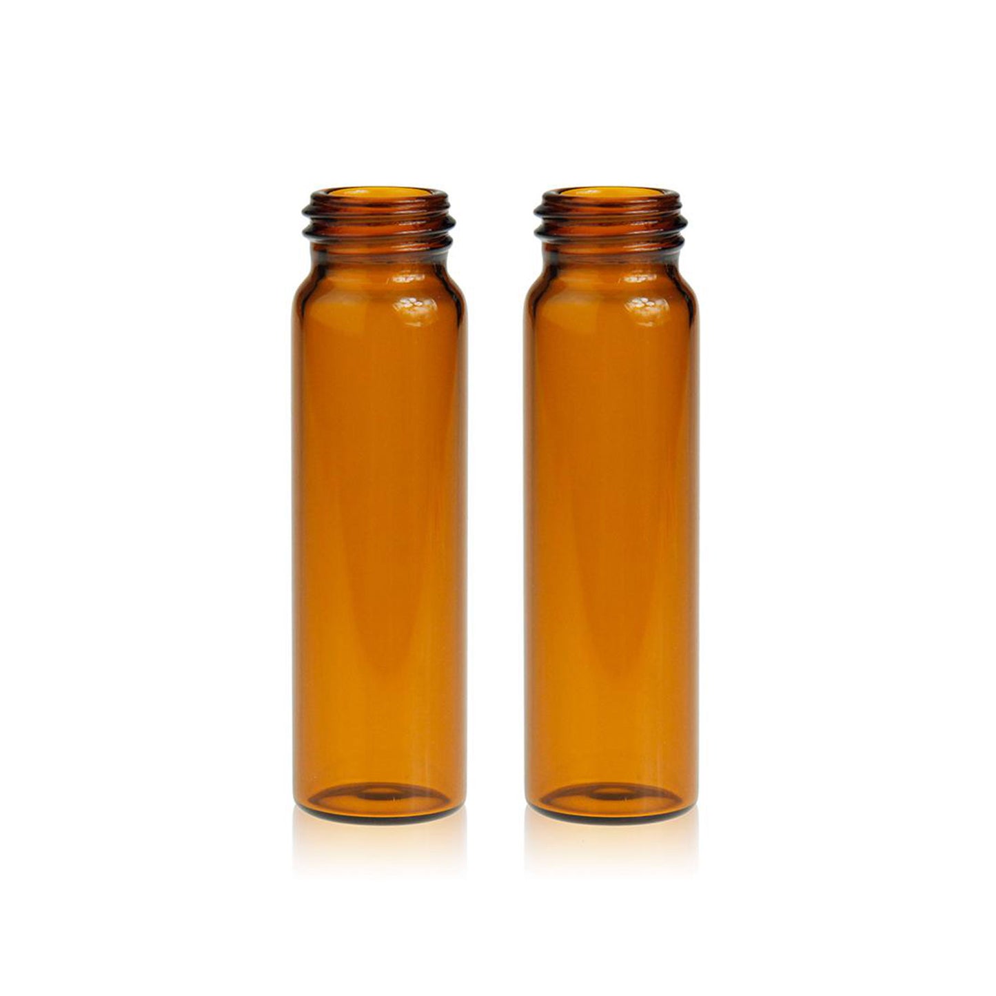 Clear/amber glass screw storage vial