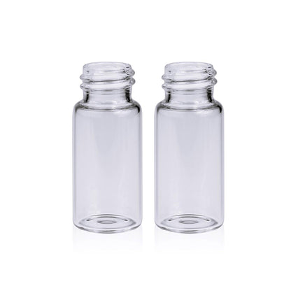 Clear/amber glass screw storage vial