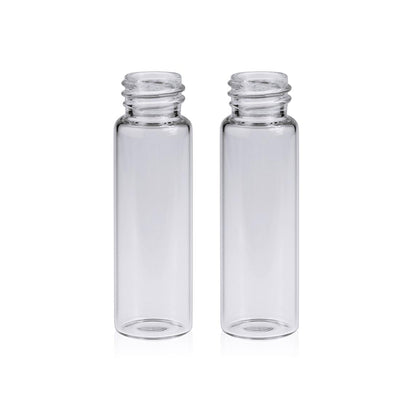 Clear/amber glass screw storage vial