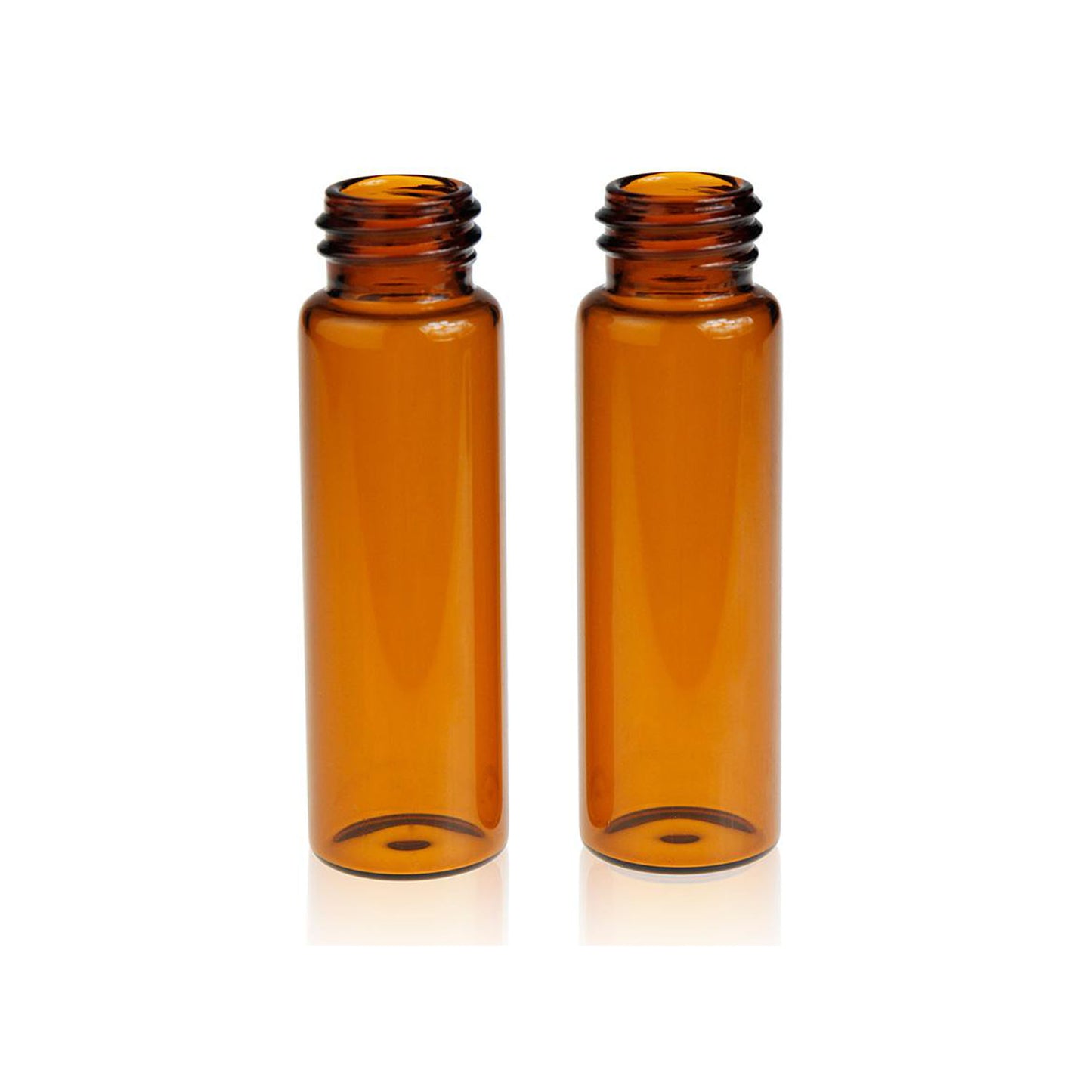 Clear/amber glass screw storage vial