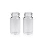 Clear/amber glass screw storage vial