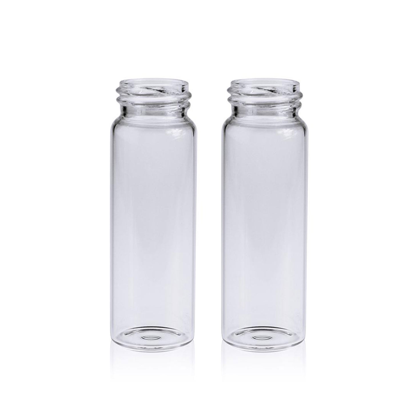 Clear/amber glass screw storage vial