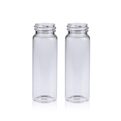 Clear/amber glass screw storage vial