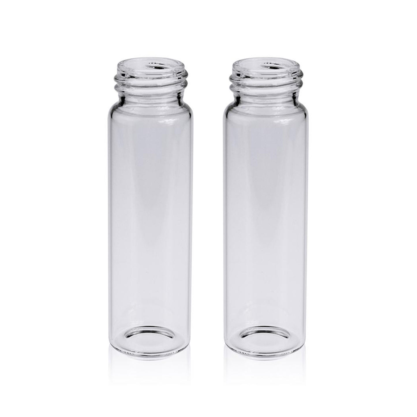 Clear/amber glass screw storage vial