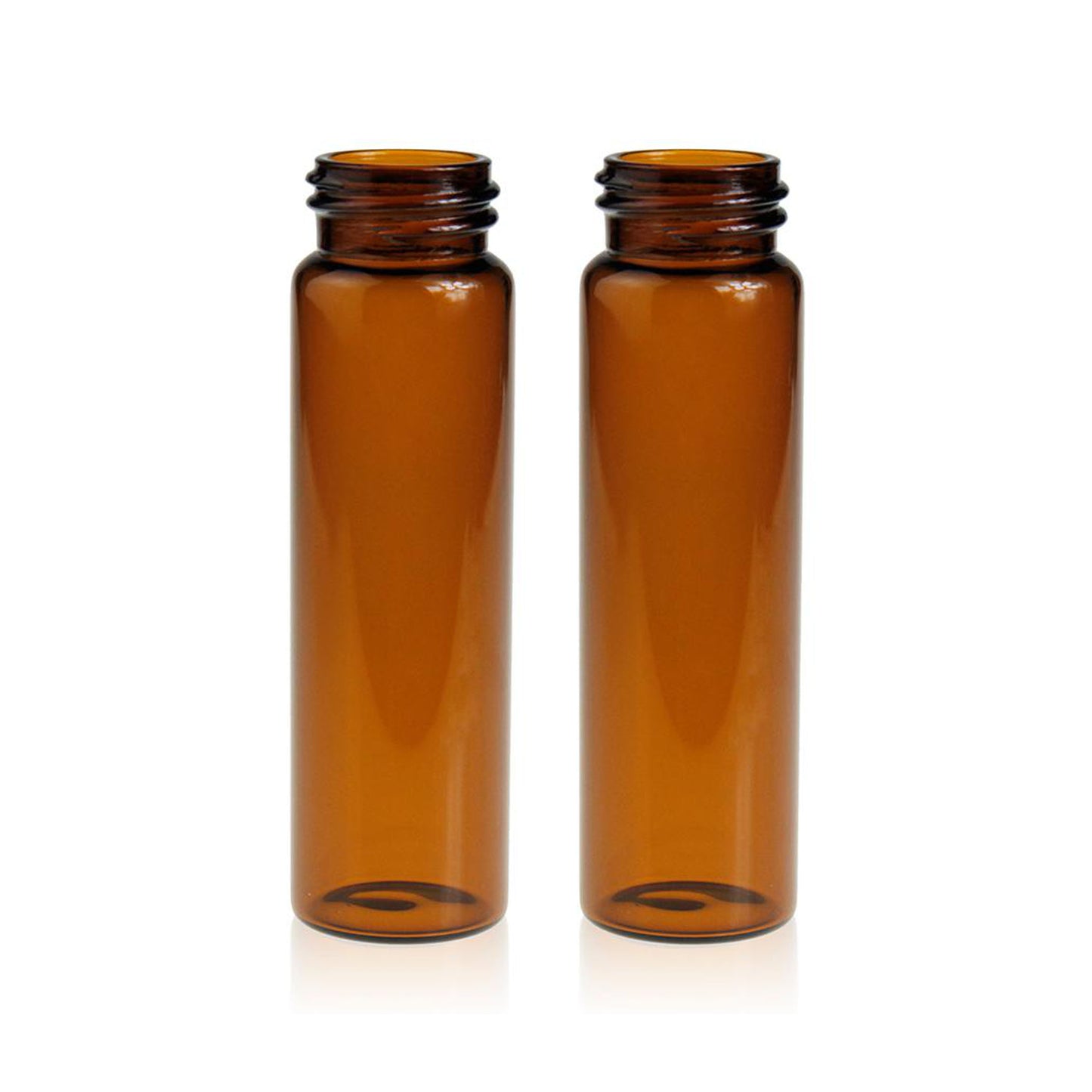 Clear/amber glass screw storage vial