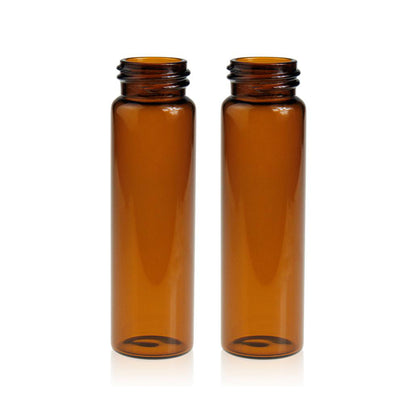 Clear/amber glass screw storage vial