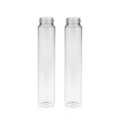 Clear/amber glass screw storage vial