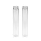 Clear/amber glass screw storage vial