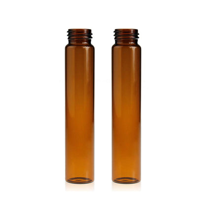 Clear/amber glass screw storage vial