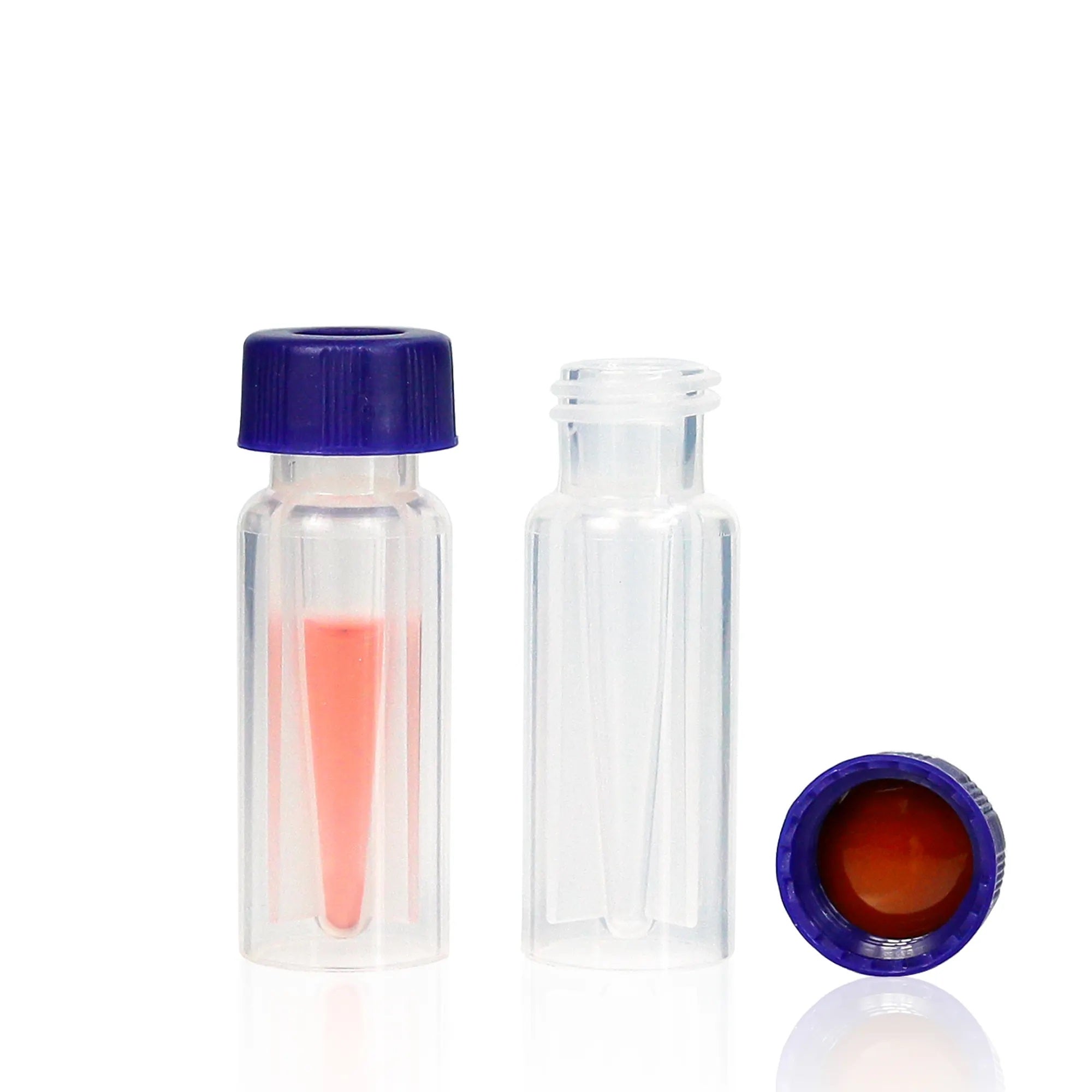 2ML 9-425 Clear PP Screw Vial With 0.3ML Micro Insert Vial for PFAS ...