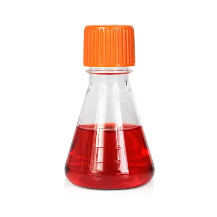 PETG erlenmeyer flask with vent cap