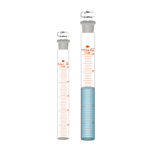 Glass colorimetric tube