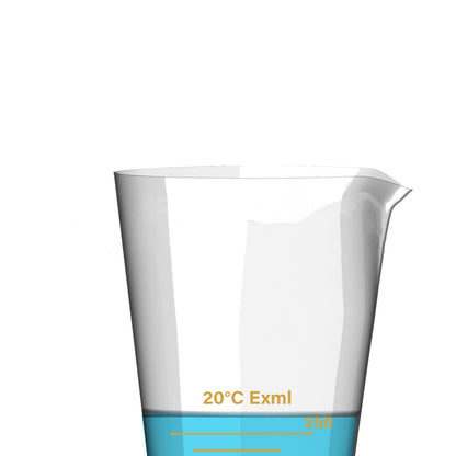 Glass triangular measuring cup