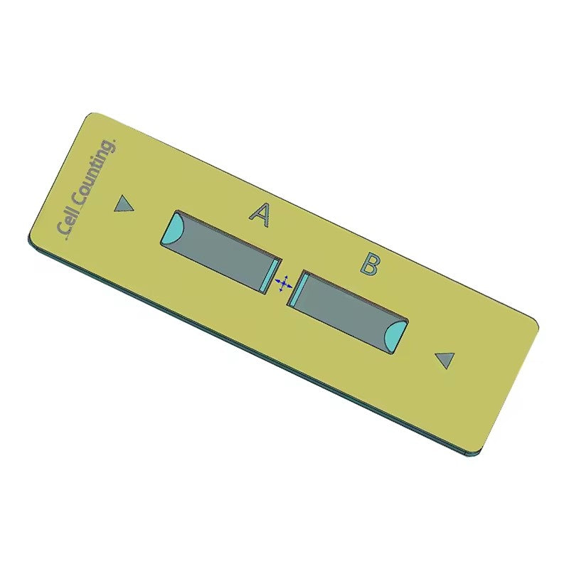 Two-chamber cell counting slide for Thermo Fisher(50 slides/box, 10 boxes/carton)