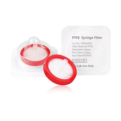 Hydrophobic PTFE syringe filter