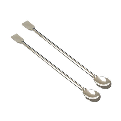 Lab stainless steel spoon