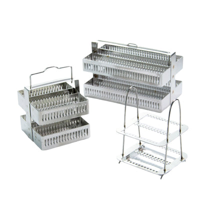 Marketlab 3 Part Staining Rack Set Slide Staining Rack | Efficient Lab Staining Solution – WelchLab