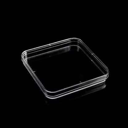 Plastic square petri dish